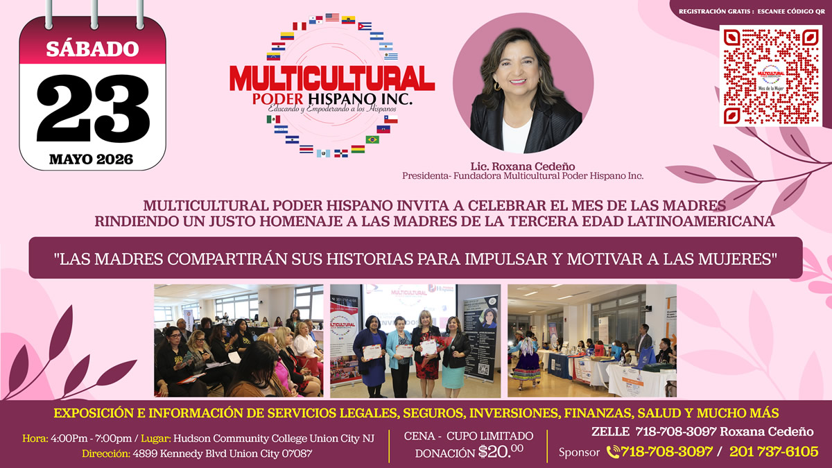 Poder Hispano invita a celebrar el mes de las madres