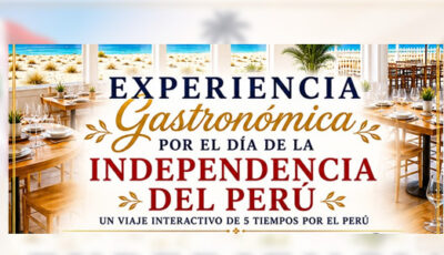 Sandbar - Experiencia Gastronómica por el día de la independencia del Perú